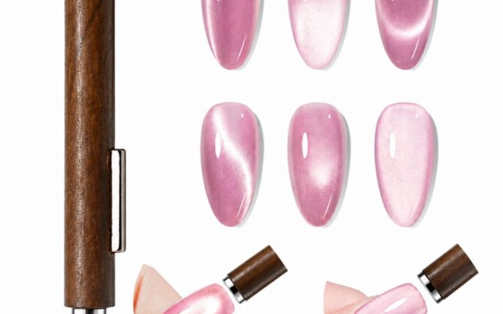 Salon-Quality Nails with Dual Head Cat Eye Magnet Pen