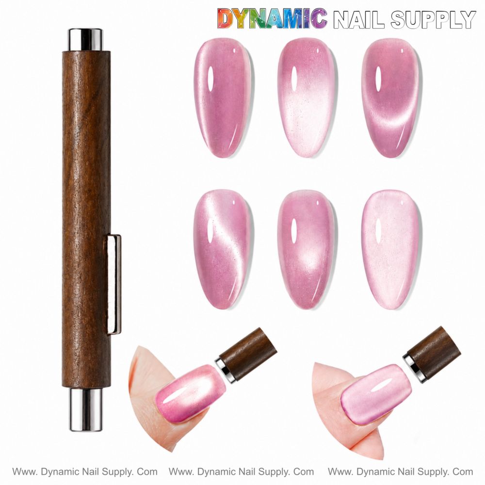 Salon-Quality Nails with Dual Head Cat Eye Magnet Pen