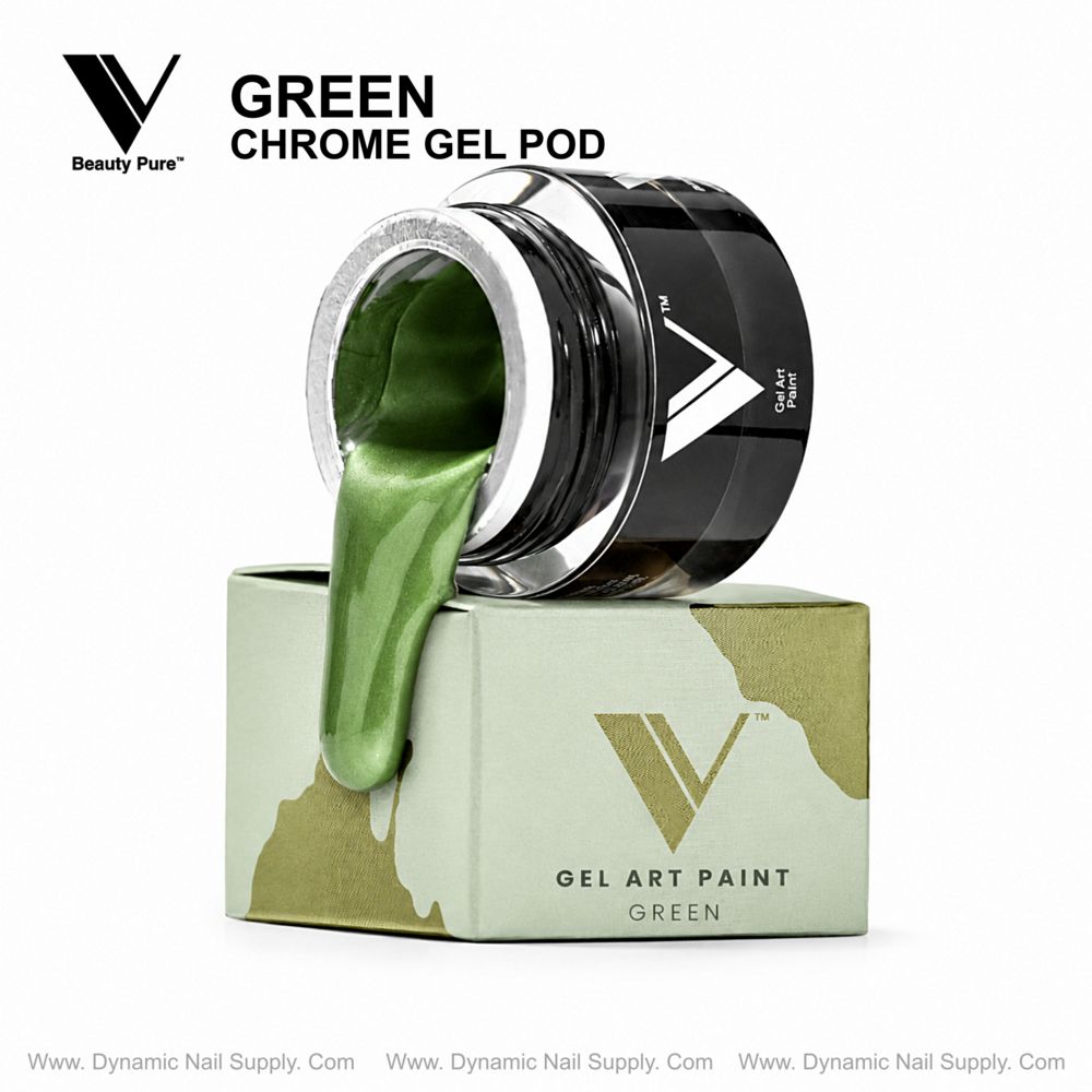 metallic green gel pod 5ml - 2