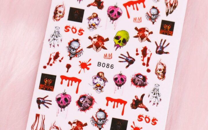 How to Apply Halloween Nail Stickers for Pro Results