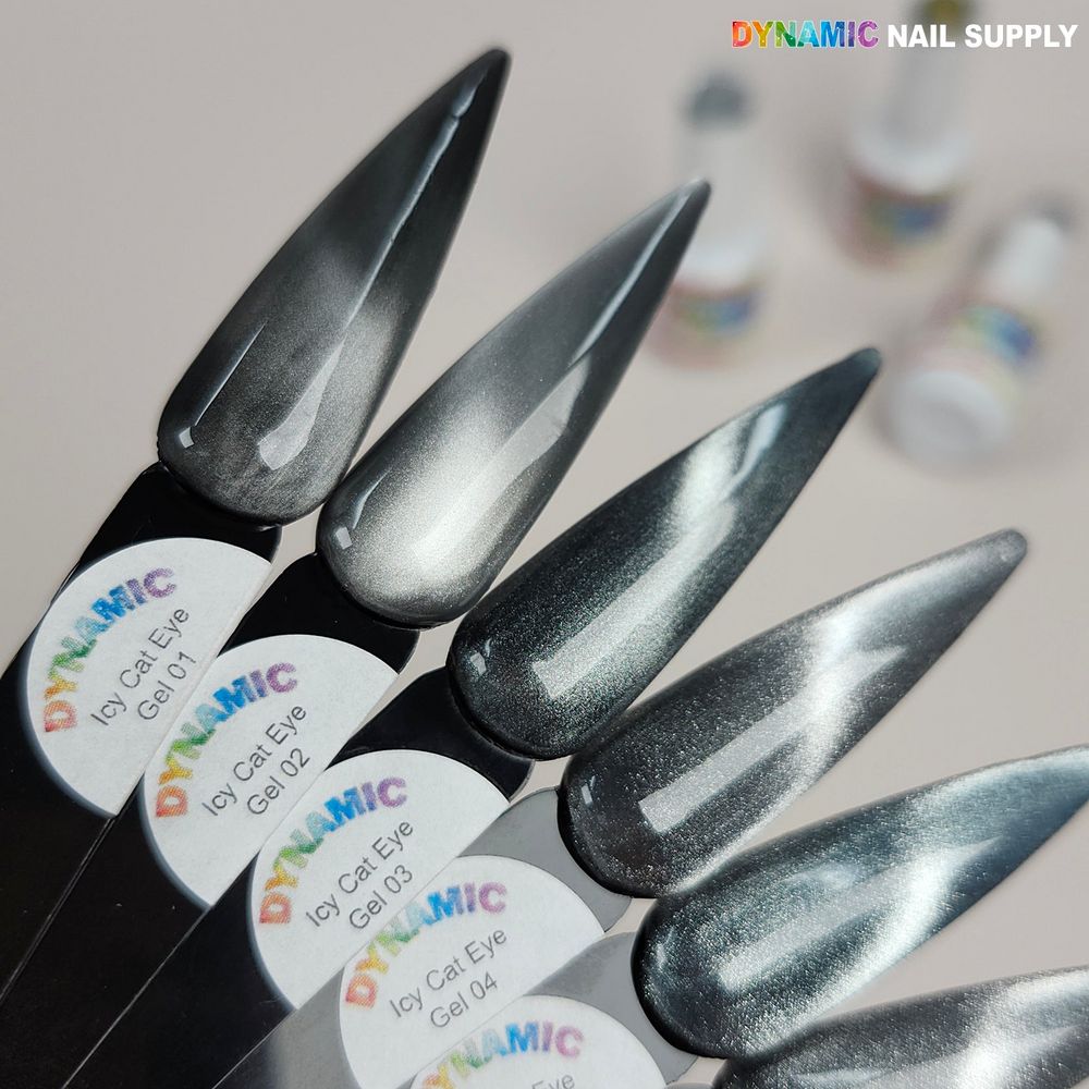silver magnetic cat eye gel polish bottle - 4
